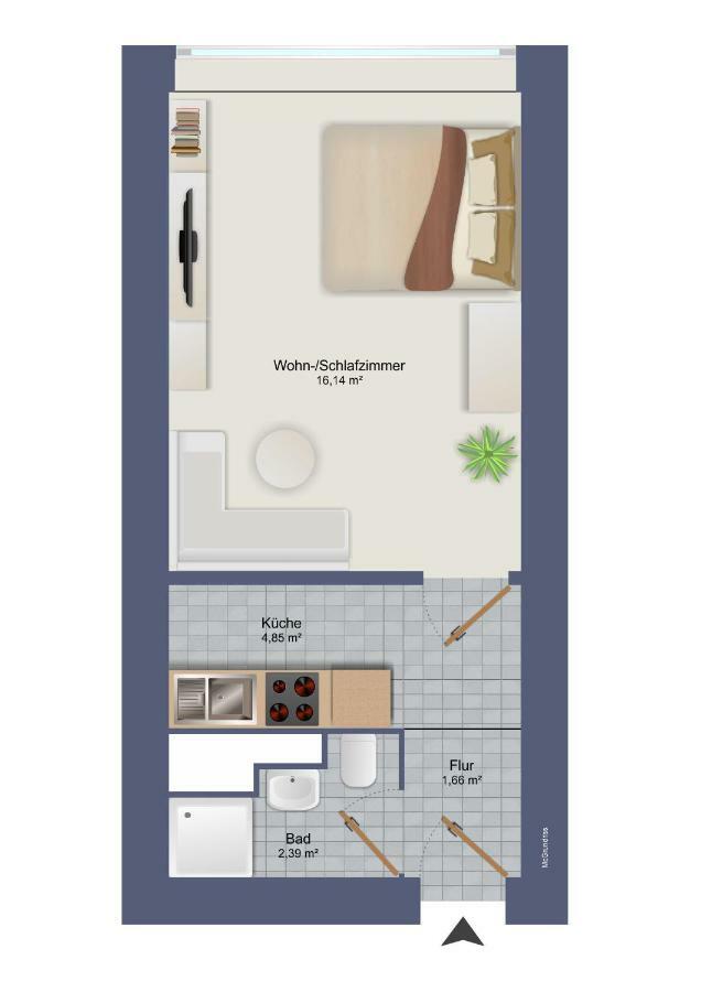 Gaesteapartment Leipzig Mitte Eksteriør billede